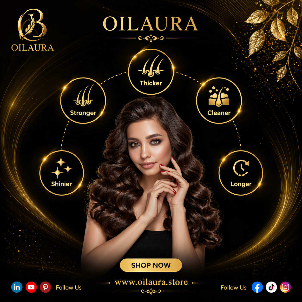 Oil Aura 100% Natural Herbal Hair Oil – 200ml